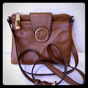 MK brown crossbody bag